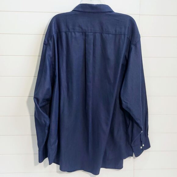 Roundtree & Yorke Gold Label Men's 3XB Non Iron Perfect Performance Button Down - Picture 3 of 9